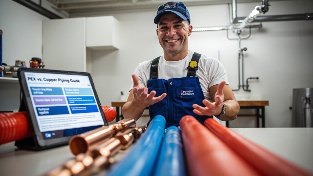 PEX vs. Copper Piping Guide in Riverside CA 92501