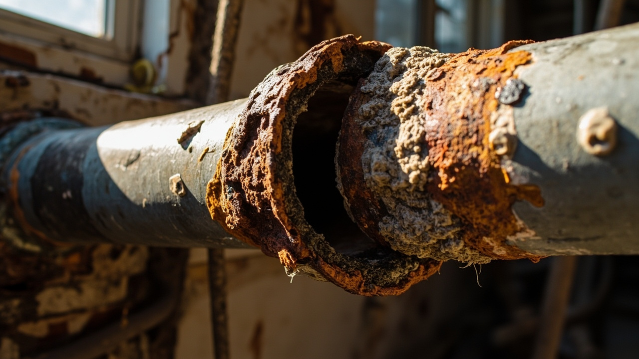 How Professional Pipe Descaling Removes Years of Mineral Buildup