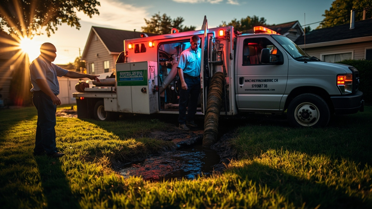 Septic Tank Emergency Pumping in Riverside – 24/7 Dispatch Stops Sewage Backup in Under 90 Minutes