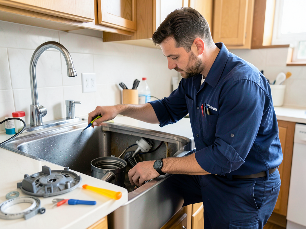 Garbage disposal repair and replacement for busy k