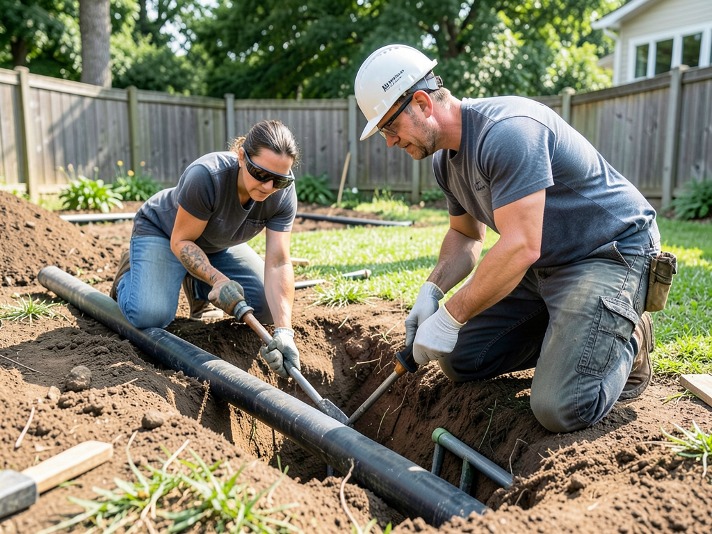 Stop backyard flooding in mission grove with a pro