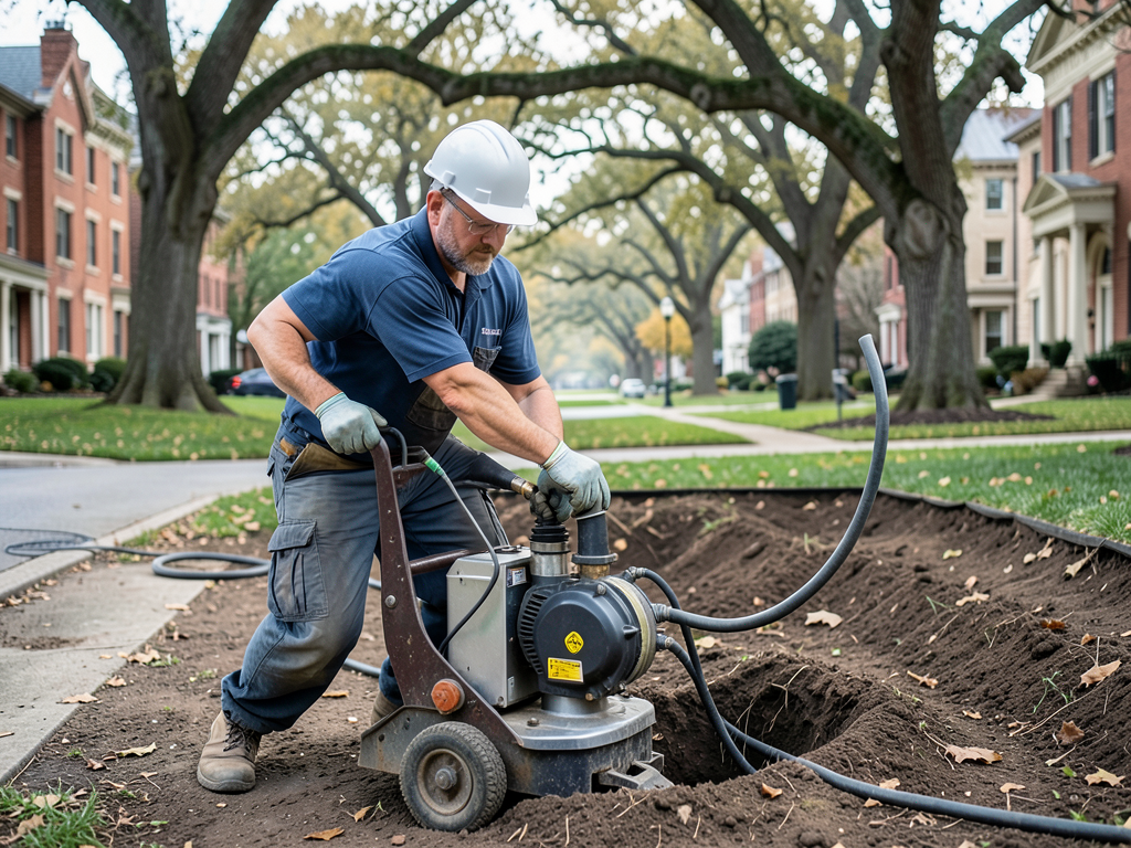 Trenchless sewer repair options for historic homes