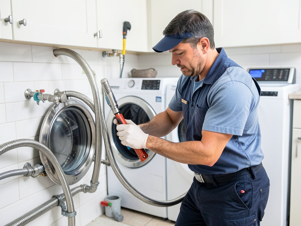 Why rubber washing machine hoses are a ticking time bomb for Jurupa Valley laundry rooms